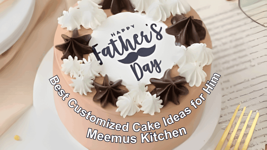 customized cake for him