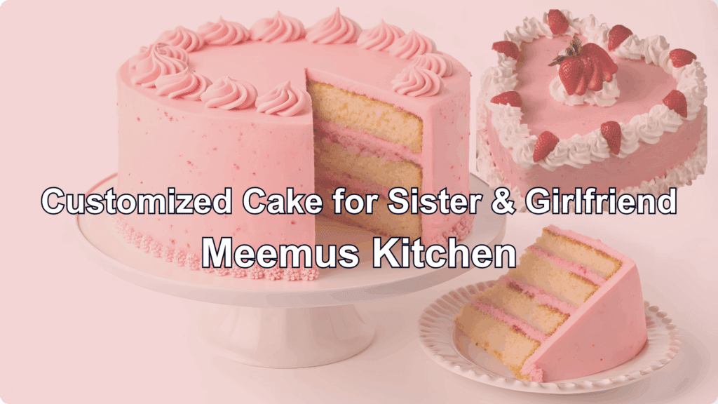 customized cake for sister